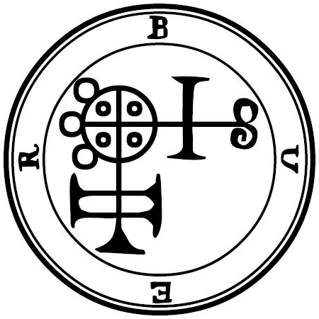 Traditional seal of Buer (Mathers/Crowley Goetia, 1904)