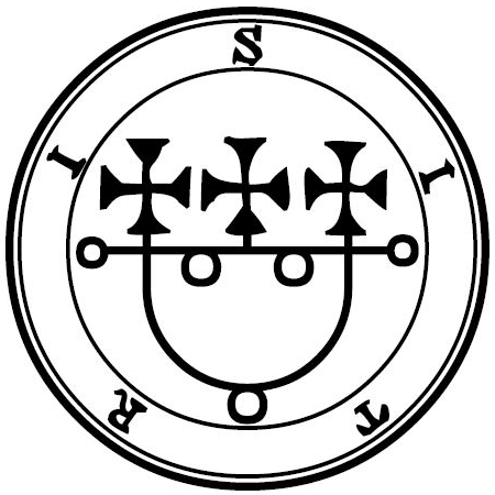 Traditional seal of Sitri (Mathers/Crowley Goetia, 1904)