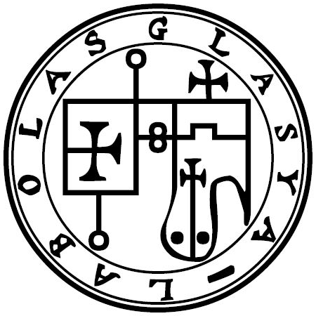 Traditional seal of Glasya-Labolas (Mathers/Crowley Goetia, 1904)