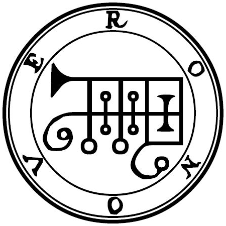 Traditional seal of Ronové (Mathers/Crowley Goetia, 1904)
