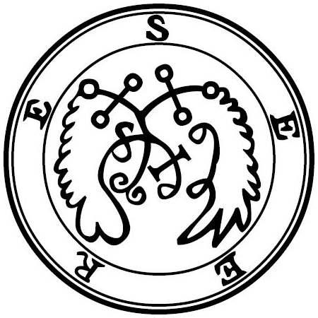 Traditional seal of Seere (Mathers/Crowley Goetia, 1904)